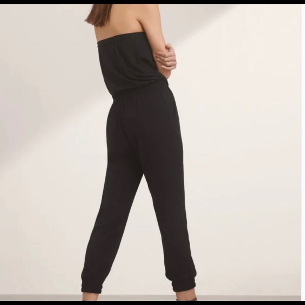 Aritzia Talula Black Tabata Strapless Jumpsuit - Size M